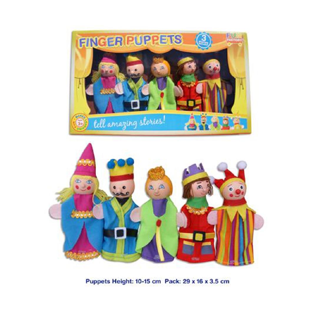 Fun Factory - Finger puppets - Kings and Queens - Timbertime Toys