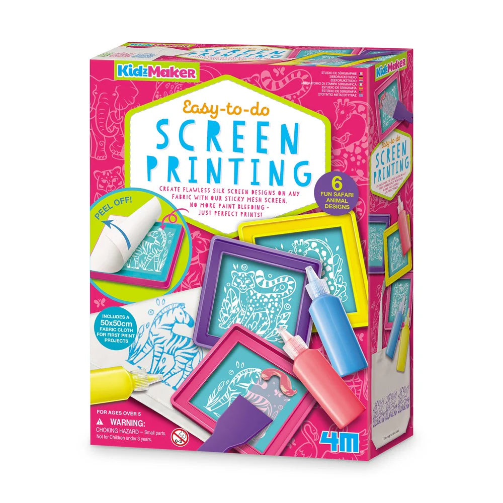 4M - KidzMaker - Easy to do Screen Printing