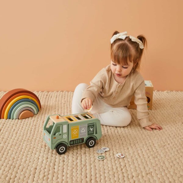 Zookabee - Wooden Garbage Sorting Truck