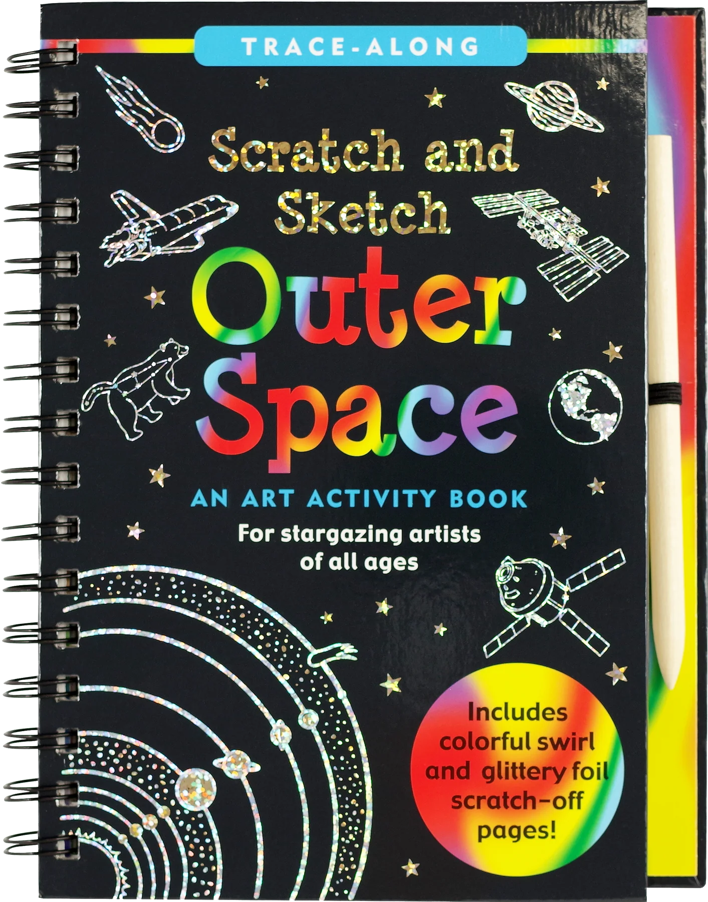 Peter Pauper - Scratch & Sketch - Outer Space - Timbertime Toys