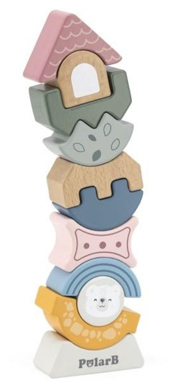 PolarB - Block Tower - Timbertime Toys