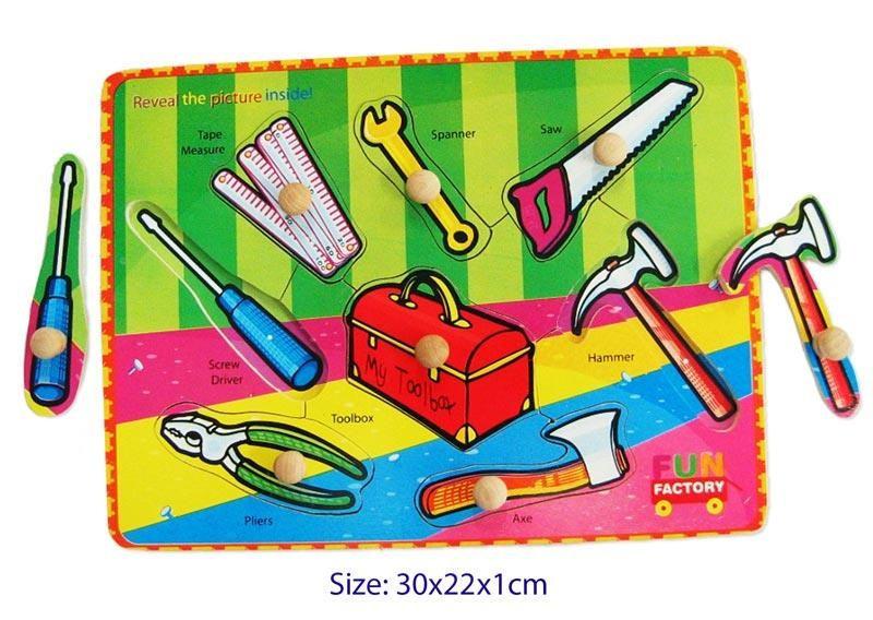 Fun Factory - Peg Puzzle Tools - Timbertime Toys