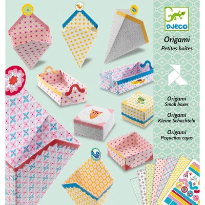 Djeco Craft - Three Small Origami Boxes - Timbertime Toys