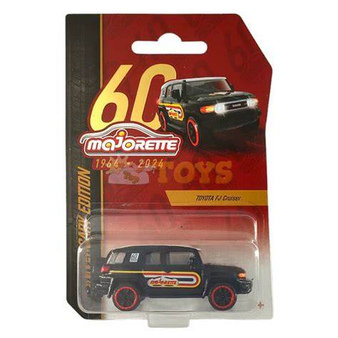 Majorette 60 Year Anniversary Toyota FJ Cruiser Diecast Toy Car