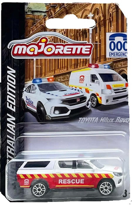 Majorette Australian Edition Toyota Hiace Revo Rescue Vehicle