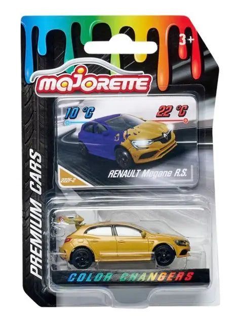 Majorette Premium Cars Color Changers Renault Megane R.S. Diecast Toy Car