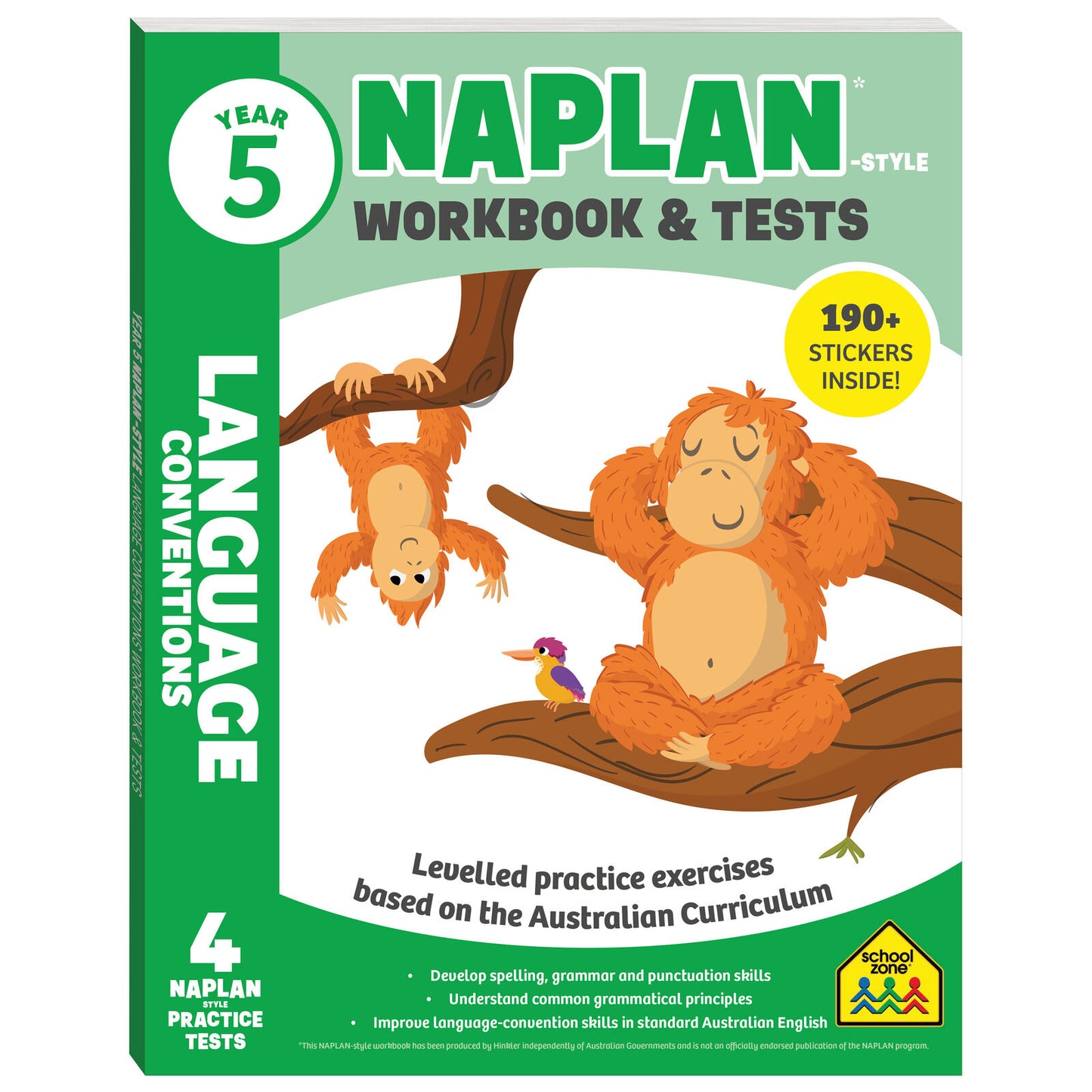 Naplan Style Year 5 Workbook and Tests - Language Conventions