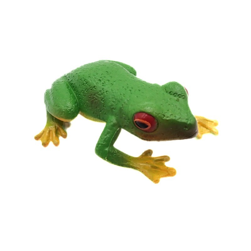 Animals of Australia Figurine - Red Eyed Green Tree Frog - Timbertime Toys