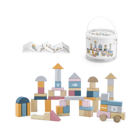 PolarB - Wooden Blocks 60 piece