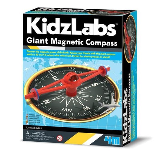 4M - KidzLabs - Giant Magnetic Compass - Timbertime Toys