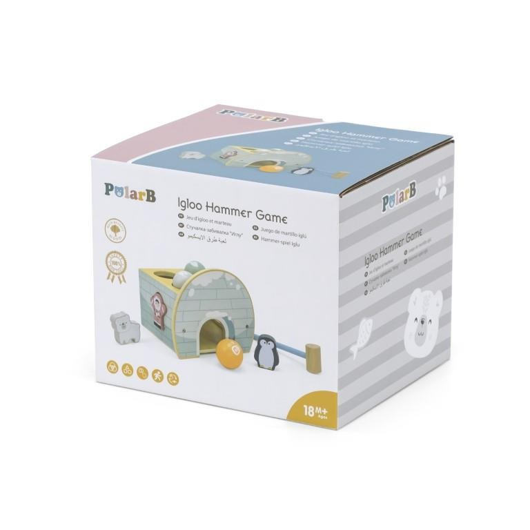 PolarB - Igloo Hammer Game - Timbertime Toys