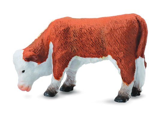 CollectA - Hereford Calf Grazing - Timbertime Toys