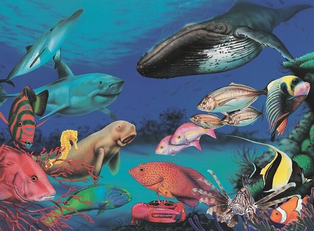 Blue Opal - Wild Australia - Beneath The Ocean 200 Piece - Timbertime Toys