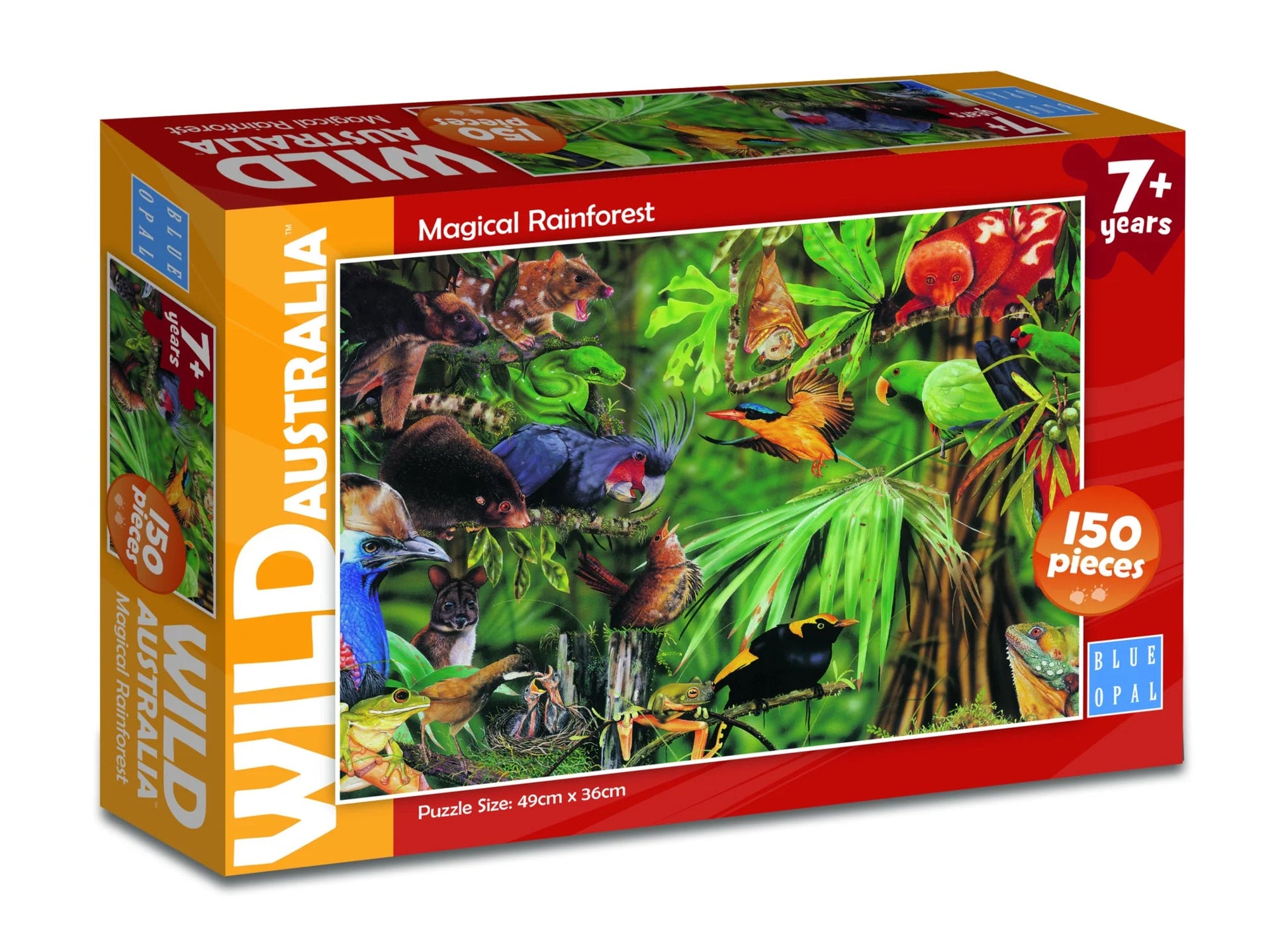 Blue Opal - Wild Australia - Magical Rainforest 150 Piece - Timbertime Toys