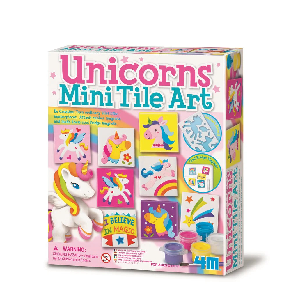 4M - Mini Tile Art - Unicorns