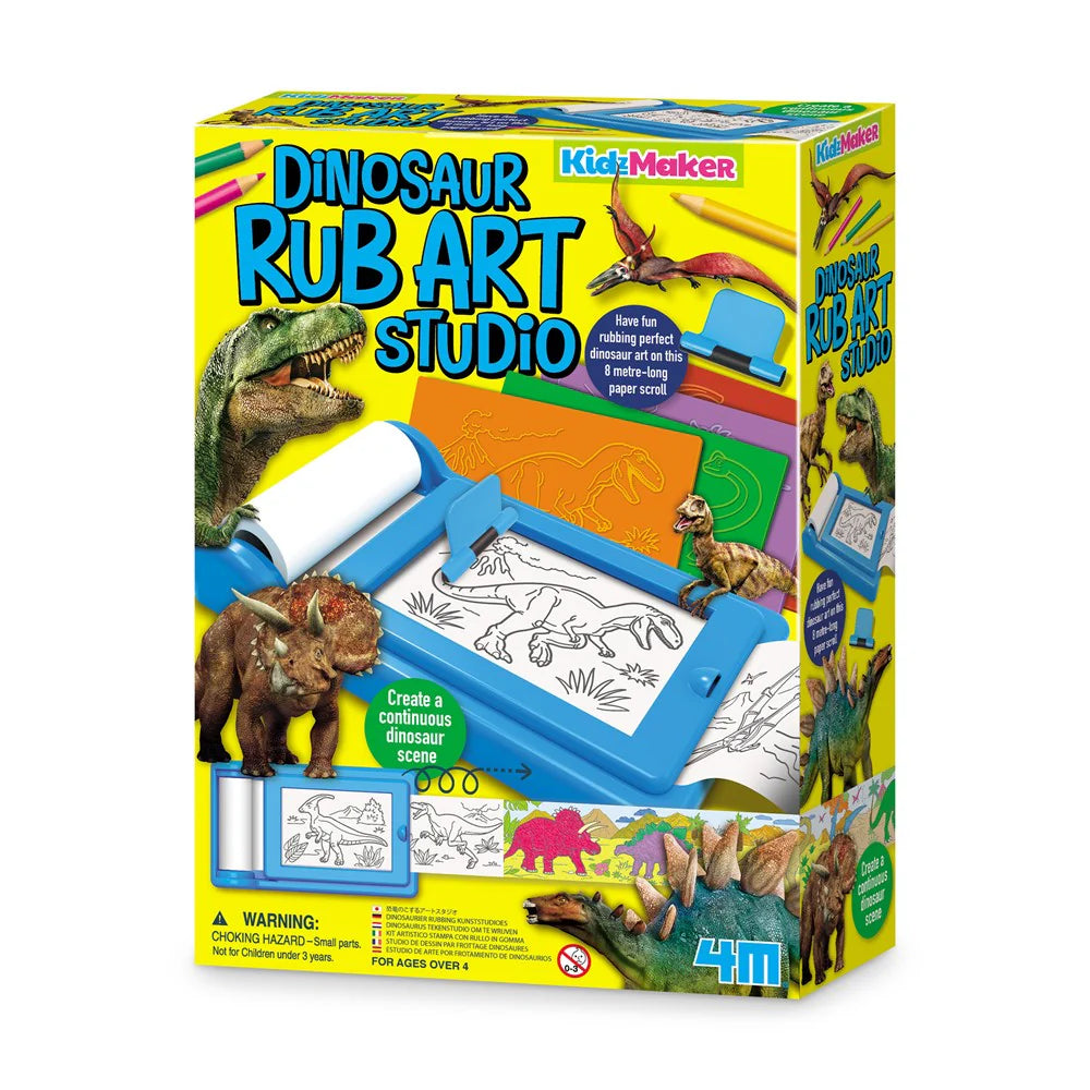 4M-KidzMaker - Dinosaur rub art studio