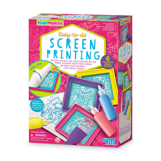 4M - KidzMaker - Easy to do Screen Printing