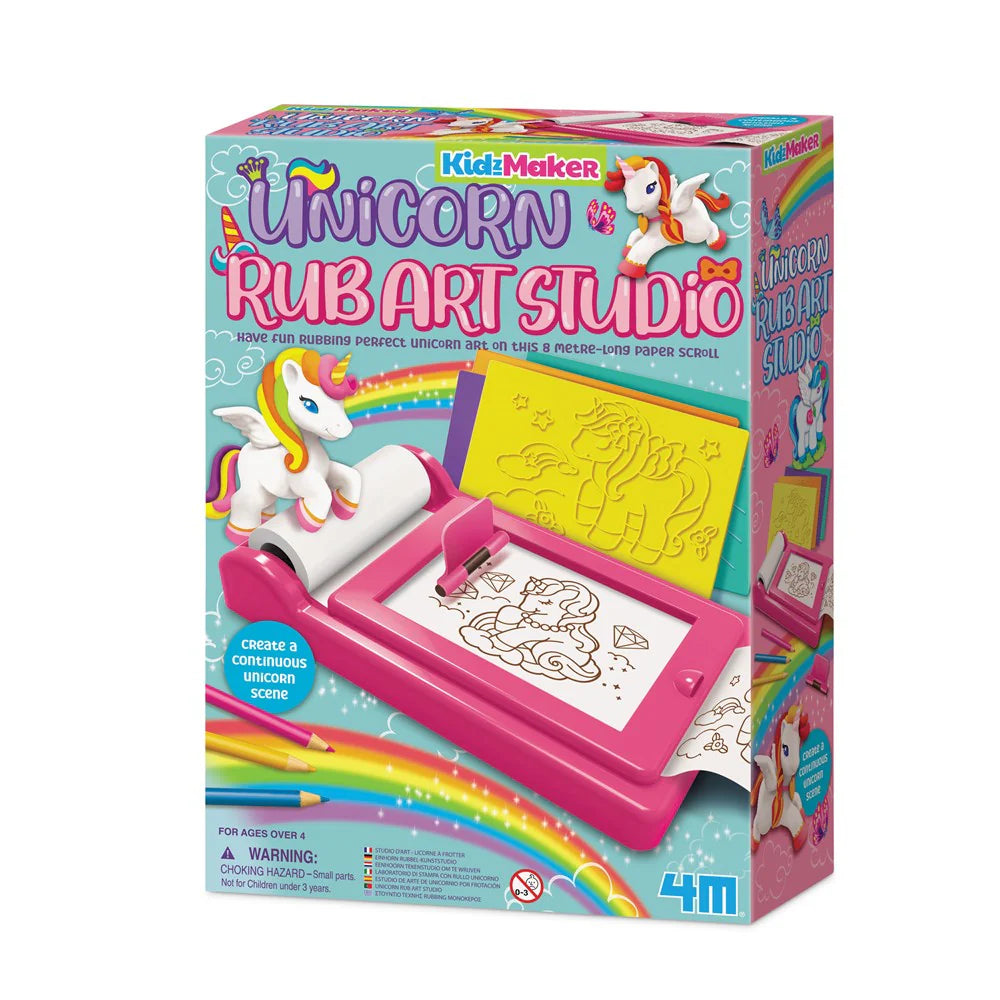 4M- KidzMaker - Unicorn rub art studio