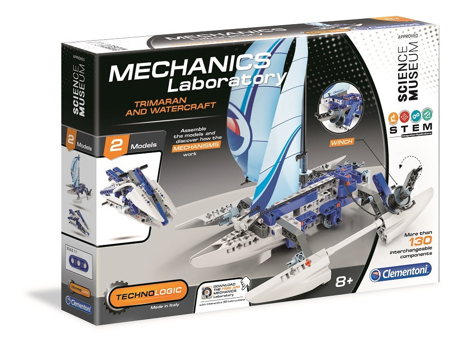Clemontoni - Mechanics Laboratory - Trimaran And Watercraft - Timbertime Toys