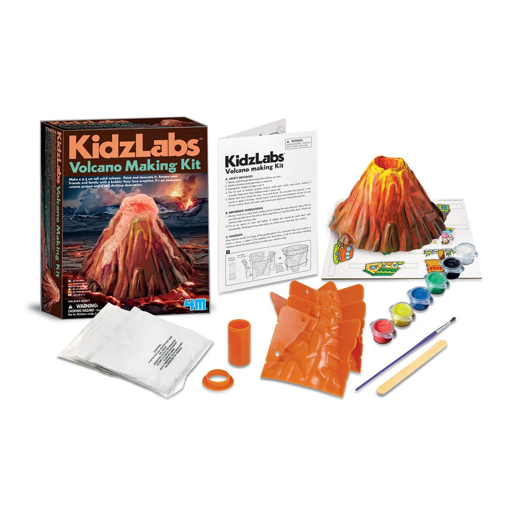 4M - KidzLabs - Volcano Making Kit - Timbertime Toys