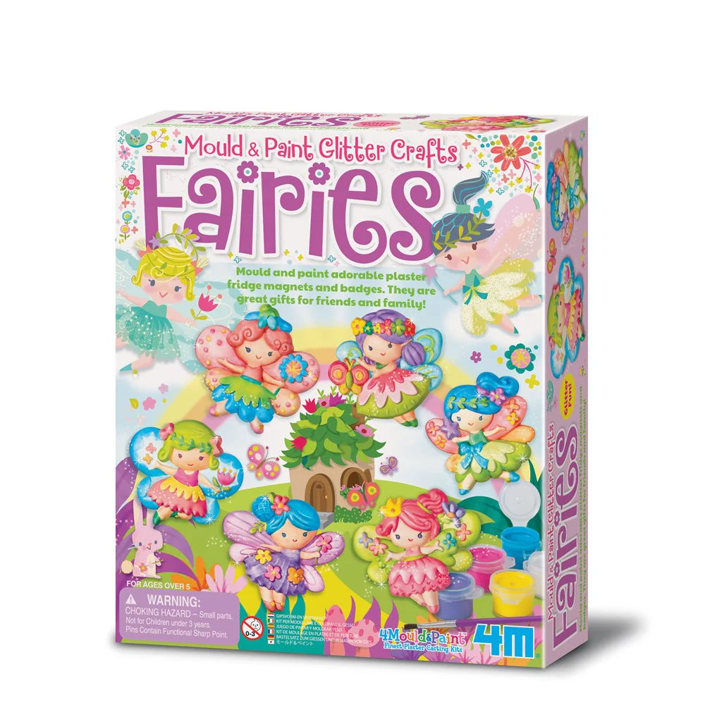 4M - Kidzmaker - Mould and Paint Glitter Fairies
