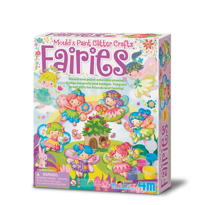 4M - Kidzmaker - Mould and Paint Glitter Fairies