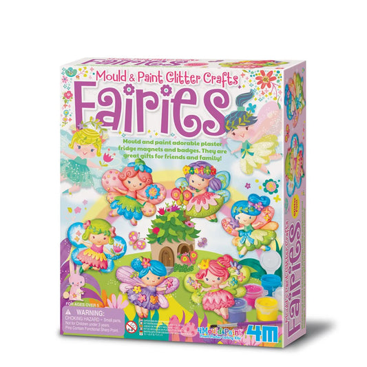 4M - Kidzmaker - Mould and Paint Glitter Fairies