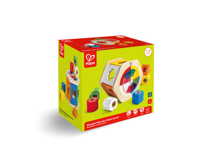 Hape - Wooden Wonder Shape Sorter