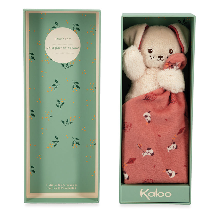 Kaloo - Carre Doudou Dog Brick - Comforter