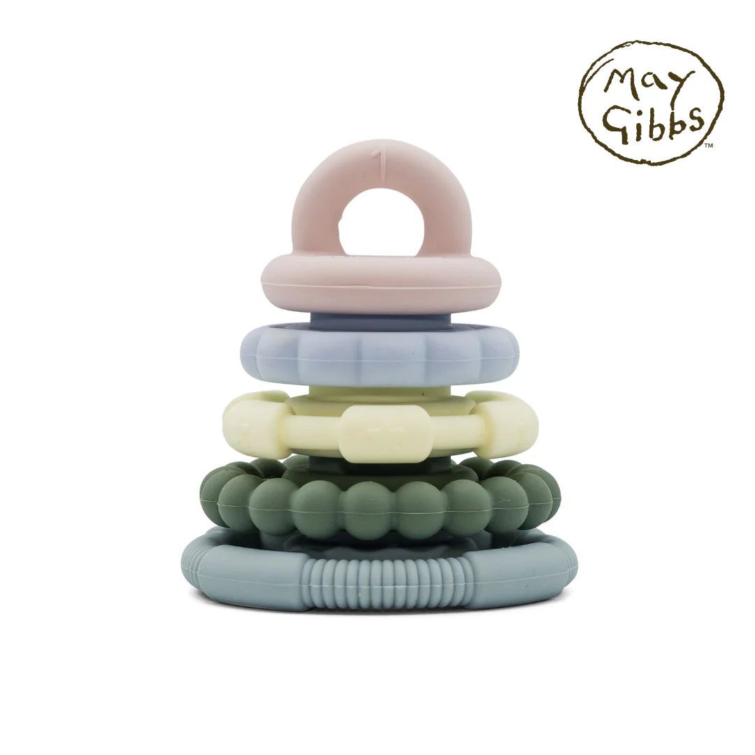 May Gibbs Silicon Stacker and Teether Set