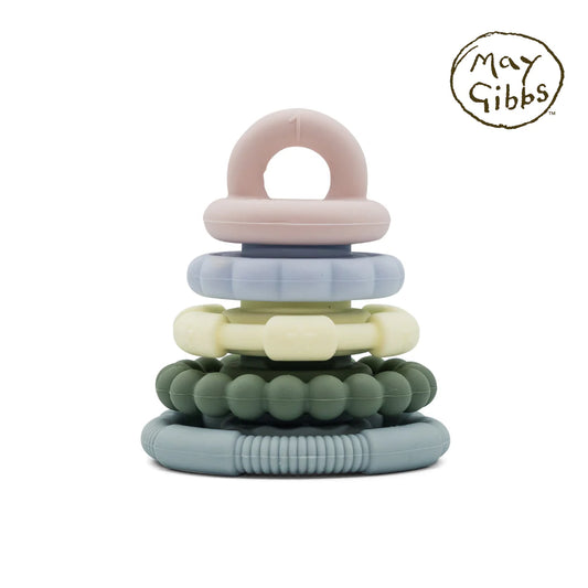 May Gibbs Silicon Stacker and Teether Set
