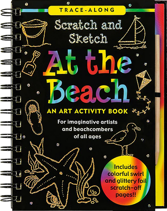 Peter Pauper - Scratch & Sketch - At The Beach - Timbertime Toys