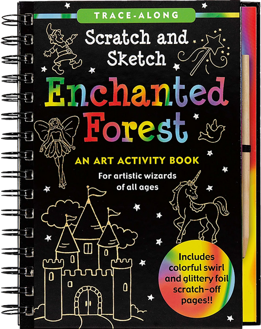 Peter Pauper - Scratch & Sketch - Enchanted Forest - Timbertime Toys