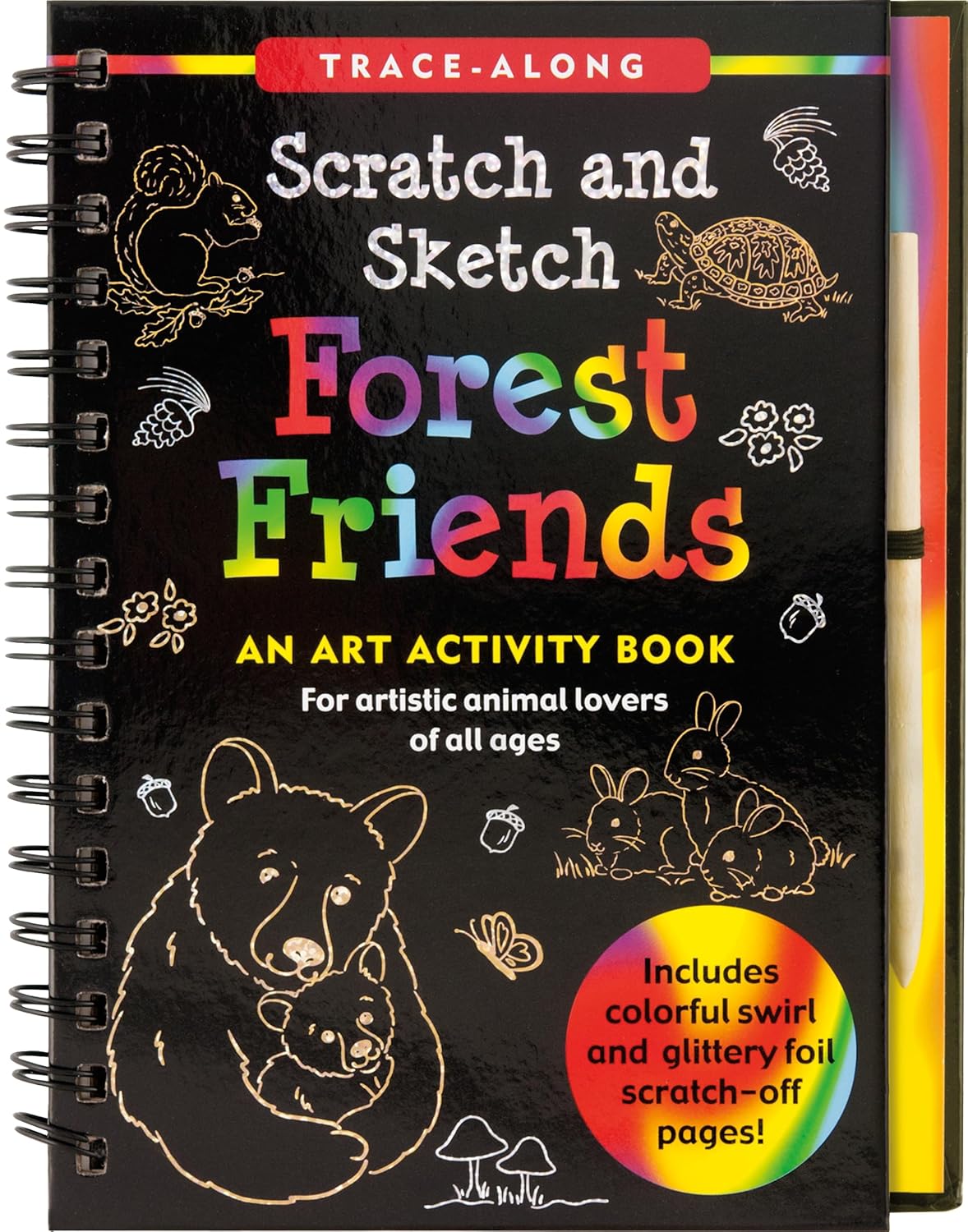Peter Pauper - Scratch & Sketch - Forest Friends - Timbertime Toys