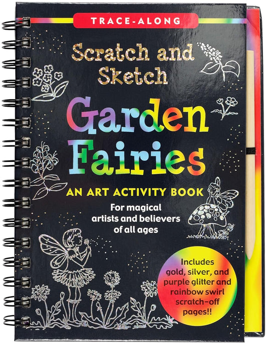 Peter Pauper - Scratch & Sketch - Garden Fairies - Timbertime Toys