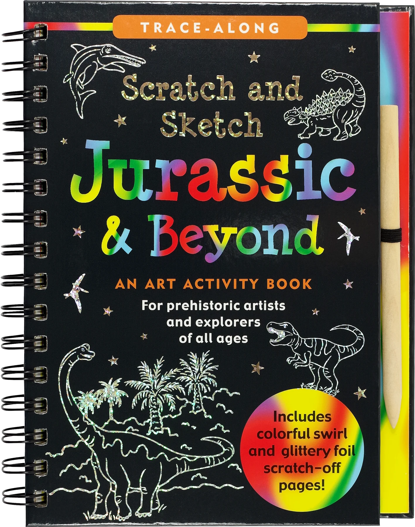 Peter Pauper - Scratch & Sketch - Jurassic - Timbertime Toys