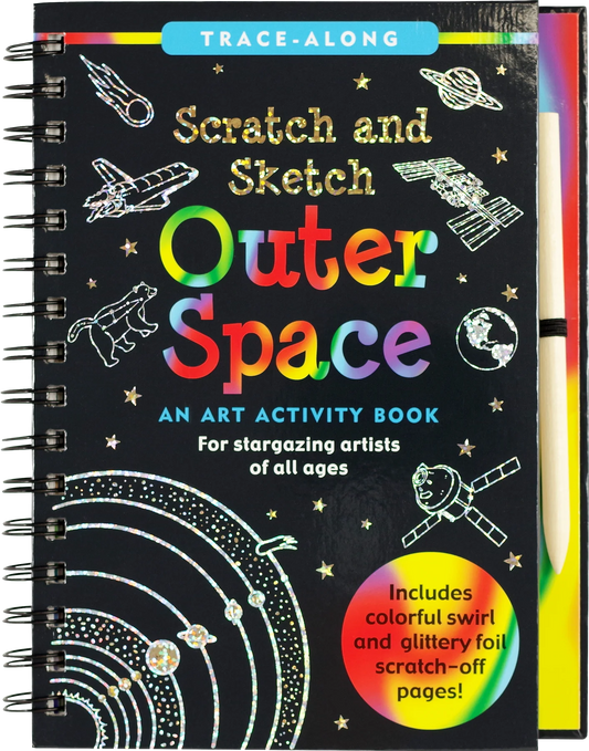 Peter Pauper - Scratch & Sketch - Outer Space - Timbertime Toys