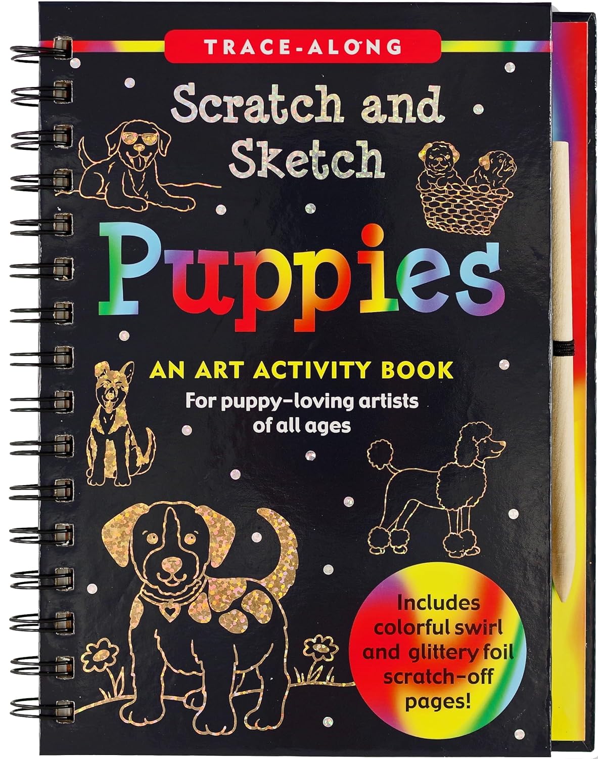 Peter Pauper - Scratch & Sketch - Puppies - Timbertime Toys