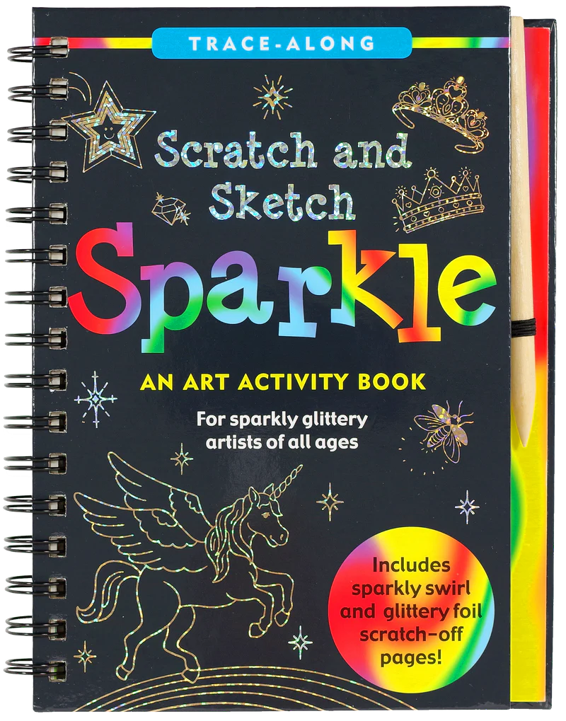 Peter Pauper - Scratch & Sketch - Sparkle - Timbertime Toys
