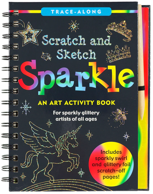 Peter Pauper - Scratch & Sketch - Sparkle - Timbertime Toys