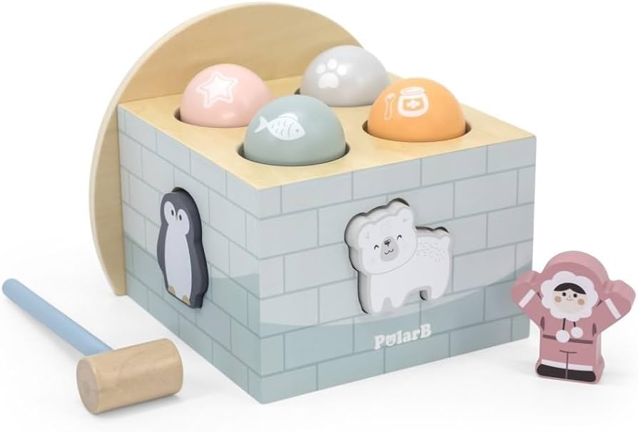 PolarB - Igloo Hammer Game - Timbertime Toys