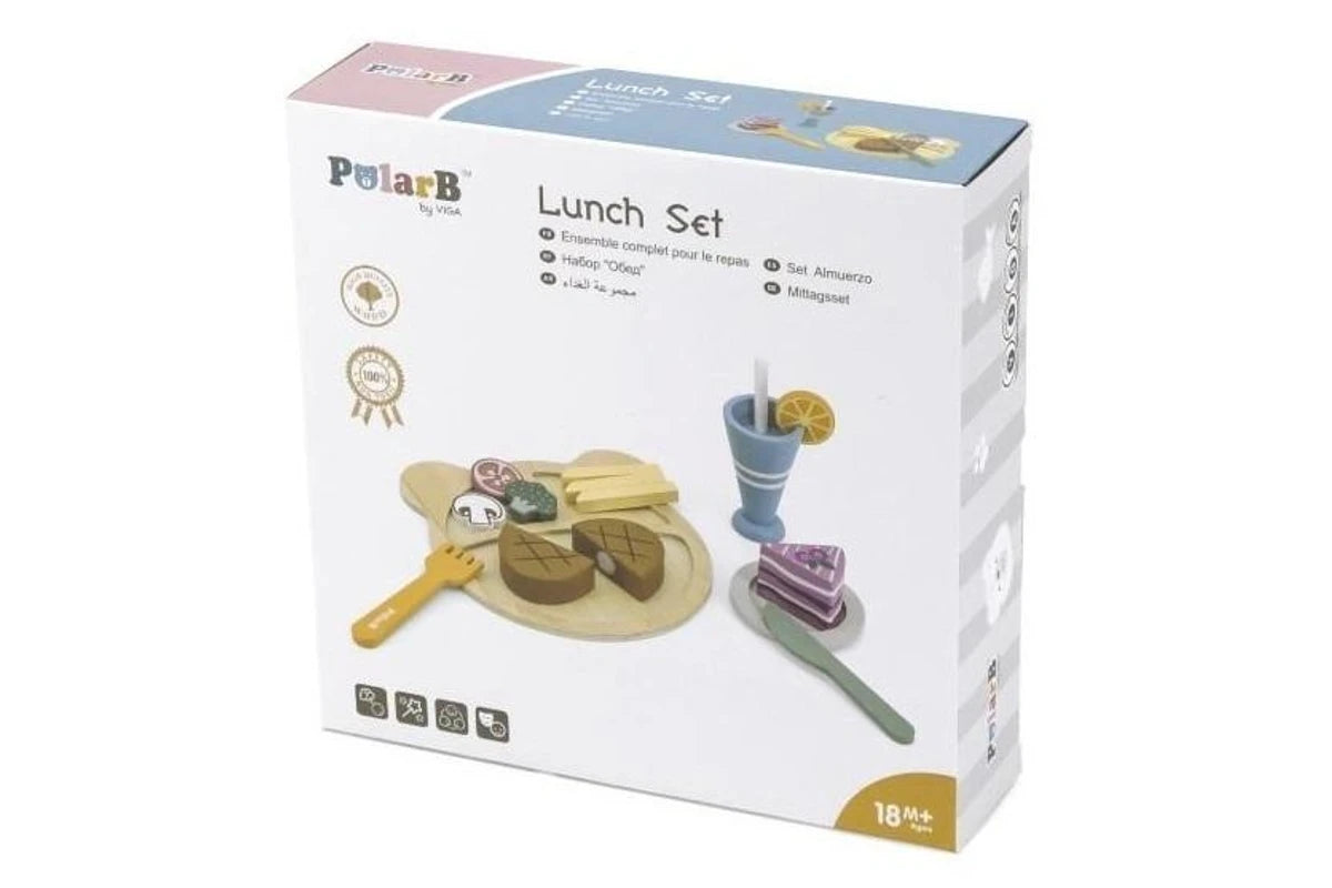 PolarB - Wooden Lunch Set - Timbertime Toys