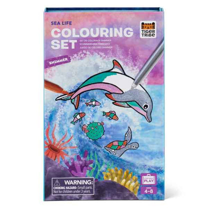 Tiger Tribe - Colouring Set - Sea Life