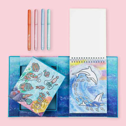 Tiger Tribe - Colouring Set - Sea Life