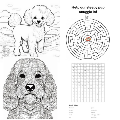 Sleepy Tails - Poodle - Sleeping