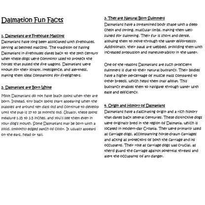 Sleepy Tails - Dalmation - Sleeping