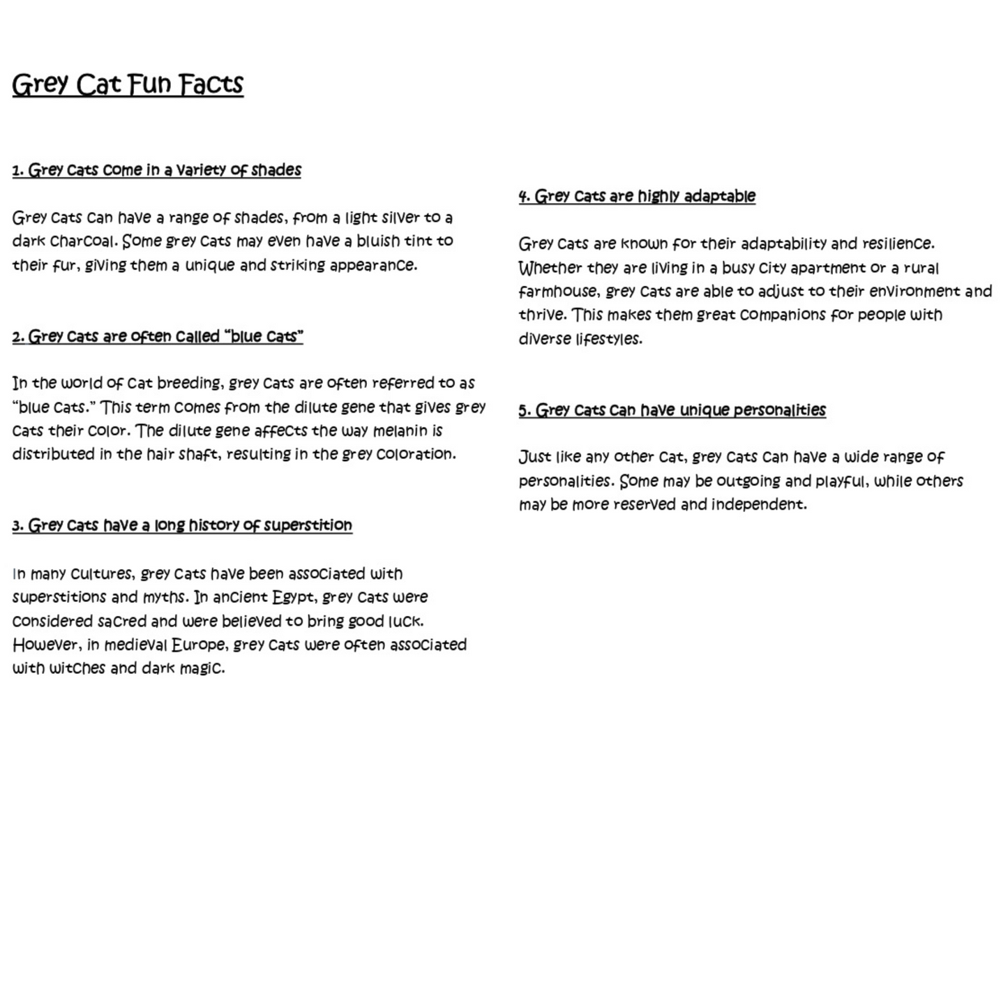 Sleepy Tails - Breathing - Grey Cat