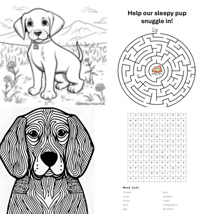 Sleepy Tails - Beagle - Sleeping