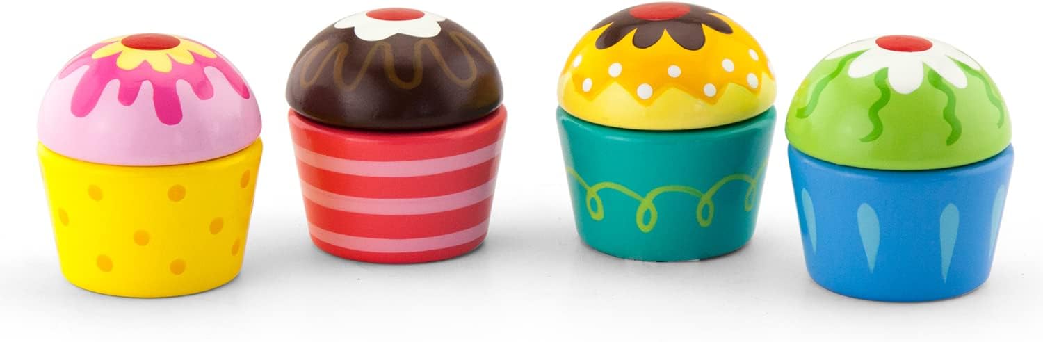 Viga - Wooden Cup Cakes - Timbertime Toys