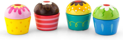Viga - Wooden Cup Cakes - Timbertime Toys